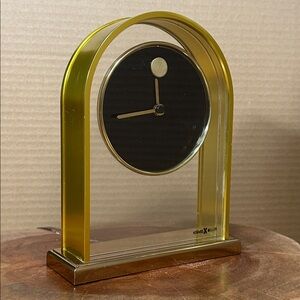 *RARE* HOWARD MILLER Museum Dial Desk Clock